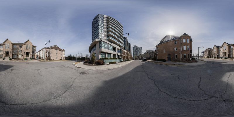 Downtown Toronto, Ontario: Modern Architecture HDRi Maps and Backplates