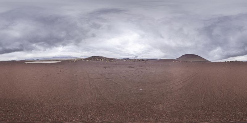 A Dramatic Desert Scene in California: Clouds and Rocks HDRi Maps and ...