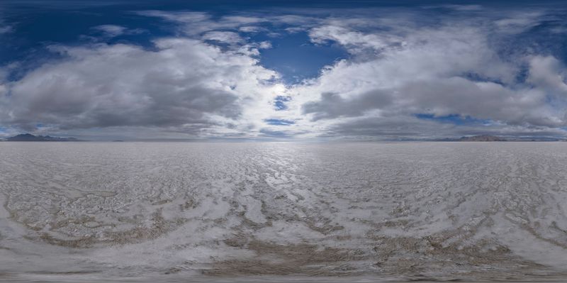 Dramatic Landscape in Utah's White Desert HDRi Maps and Backplates