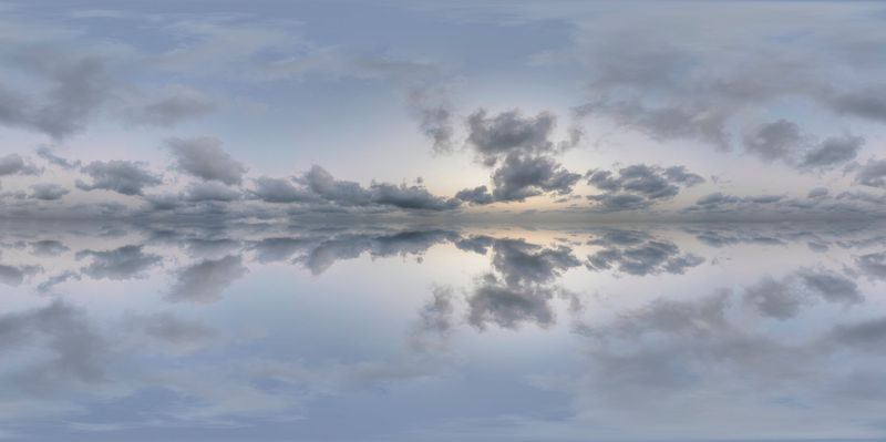 Dramatic Skies Over Mountainous Landscape HDRi Maps and Backplates