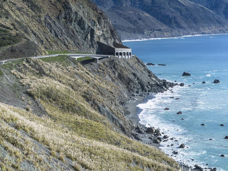 Driving Pacific Coast Highway in California HDRi Maps and Backplates