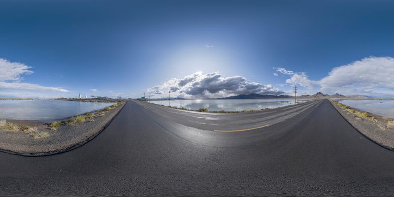 On the Road in Utah, USA HDRi Maps and Backplates