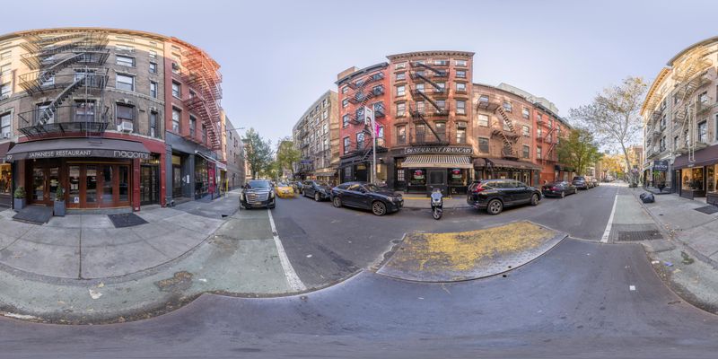 New York City Street Scene HDRi Maps and Backplates