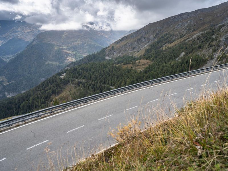 Elevated Road in Austria's Highlands HDRi Maps and Backplates