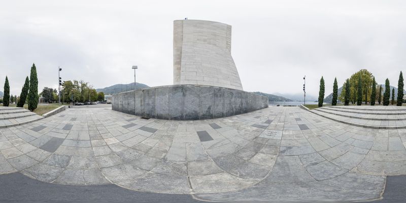 Elevated Road in Italy: A High-Profile View HDRi Maps and Backplates