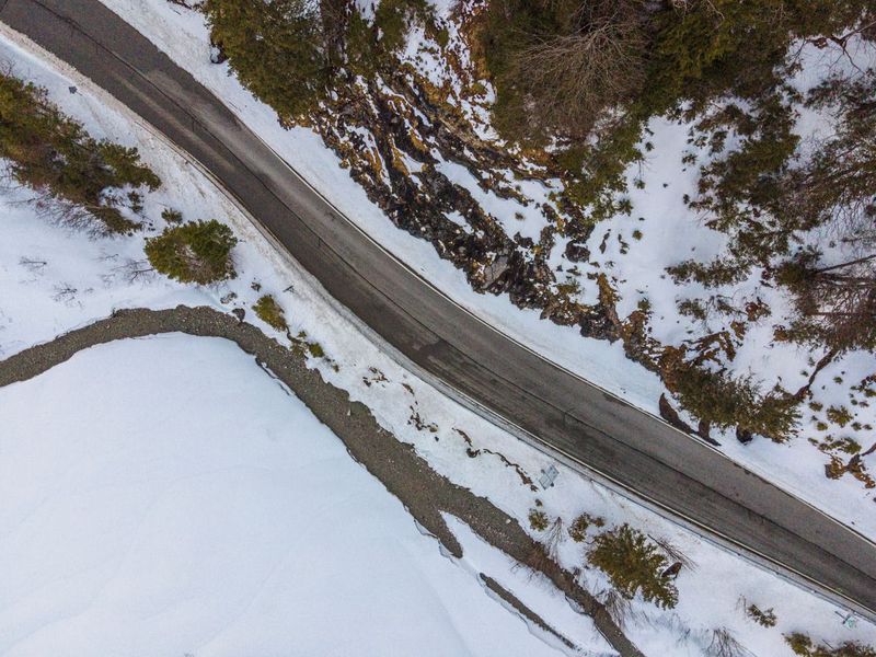 Elevated View of Germany's Winter Landscape HDRi Maps and Backplates