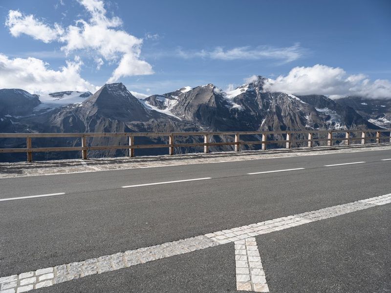 Empty Freeway with Mountain Landscape in Austria HDRi Maps and Backplates