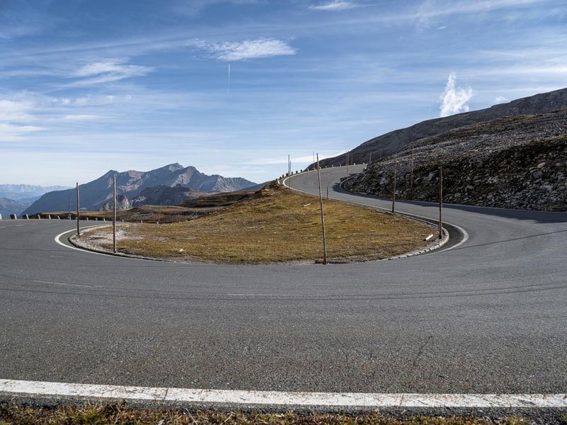 Empty Highway in Austrian Highlands HDRi Maps and Backplates