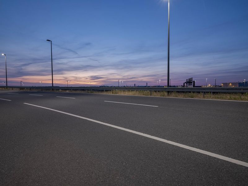 Empty Highway in Berlin, Germany Architecture HDRi Maps and Backplates