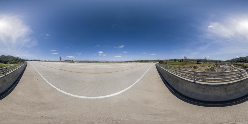 Empty Highway in California: Along the Coastal Plain HDRi Maps and ...