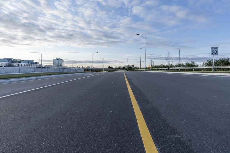 Empty Highway in Markham, Ontario, Canada HDRi Maps and Backplates