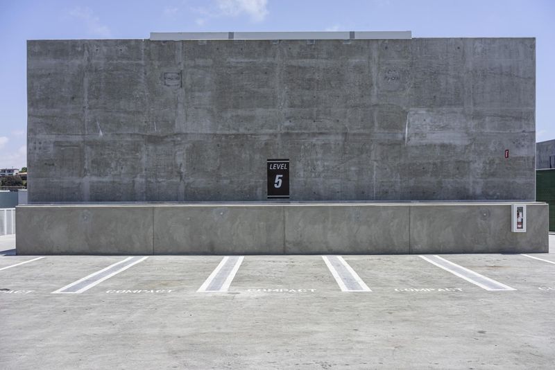 Empty Parking Lot in Los Angeles, California, USA HDRi Maps and Backplates