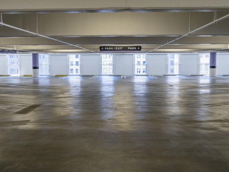 Empty Parking Lot in Los Angeles, California, USA HDRi Maps and Backplates