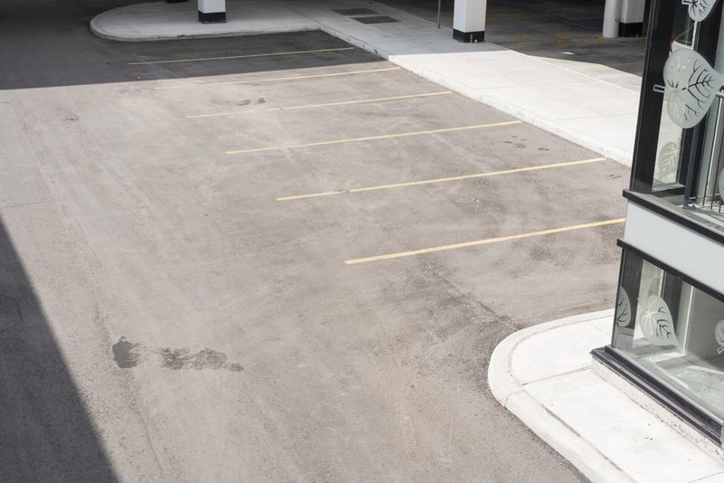 Empty Parking Lot with Cars in Markham, Ontario, Canada HDRi Maps and