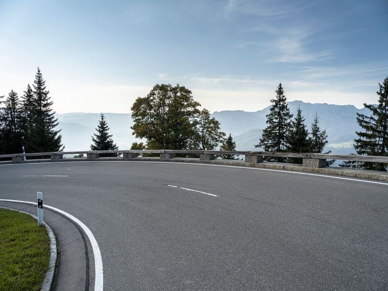 Empty Parking Lot near Trees and Buildings in Austria HDRi Maps and ...
