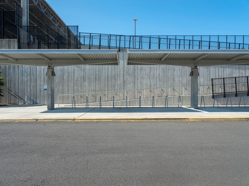 Empty Parking Lot in Urban City with Modern Architecture HDRi Maps and ...