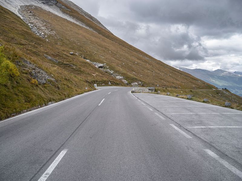 Empty Road in Austria with Mountain Sheep HDRi Maps and Backplates