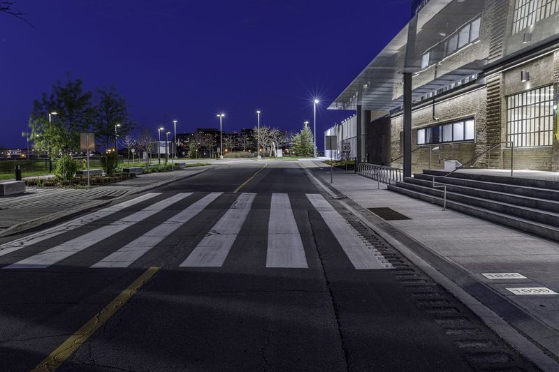 Empty Road with Buildings at Night in Toronto, Canada HDRi Maps and ...