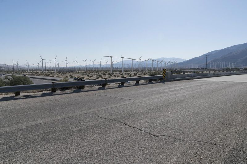 Empty Road in the Desert near Mountains HDRi Maps and Backplates