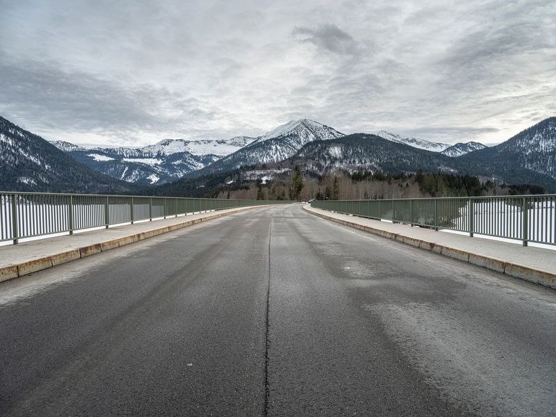 Empty Road in Germany HDRi Maps and Backplates