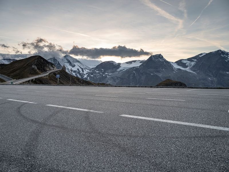 Empty Road with Mountains in Austria under Clear Sky - HDRi Maps and ...