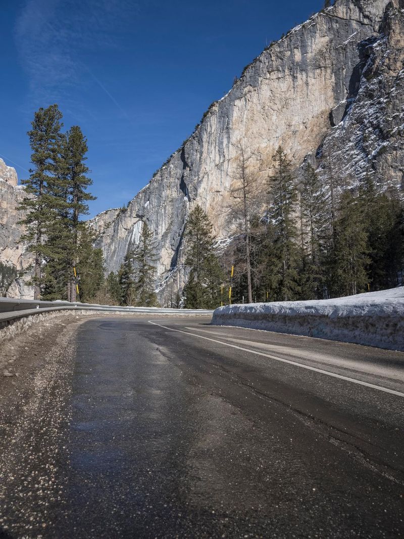 Empty Road with Rocks and Snowy Mountain in Germany HDRi Maps and ...