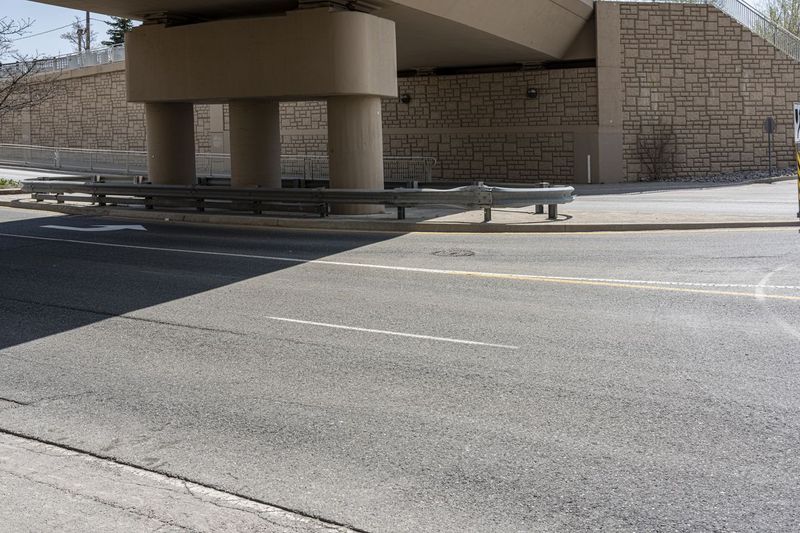 Empty Road and Shadow in Toronto City HDRi Maps and Backplates