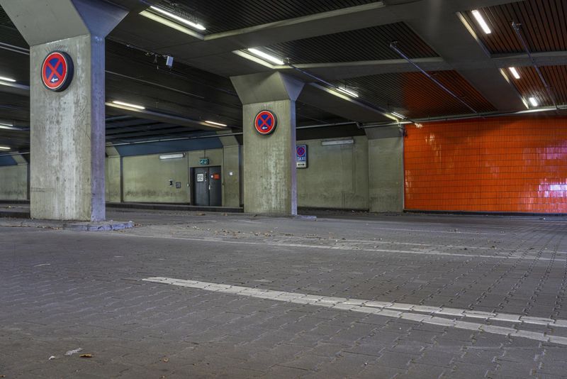 Empty Underground Parking Lot in Berlin HDRi Maps and Backplates