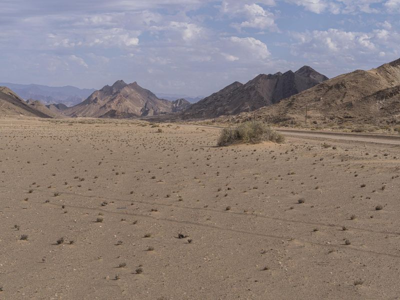 Endless Road in the African Desert: Sand Dunes and Mountains HDRi Maps ...