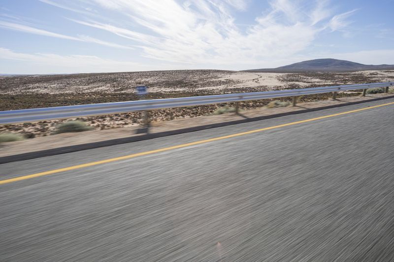Endless Road on African Plain in South Africa HDRi Maps and Backplates