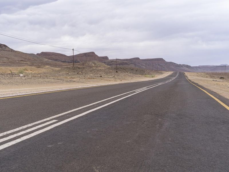 Endless Road in the South African Desert HDRi Maps and Backplates