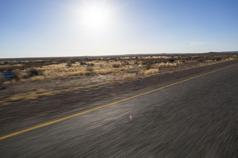 Endless Road Through the African Desert HDRi Maps and Backplates