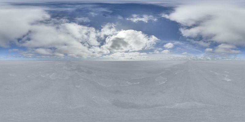 Endless Salt Flats in a Bright Daytime HDRi Maps and Backplates