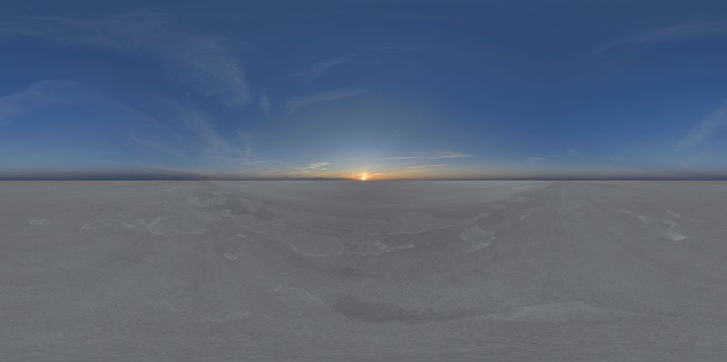 Endless Salt Flats Under the Sun HDRi Maps and Backplates