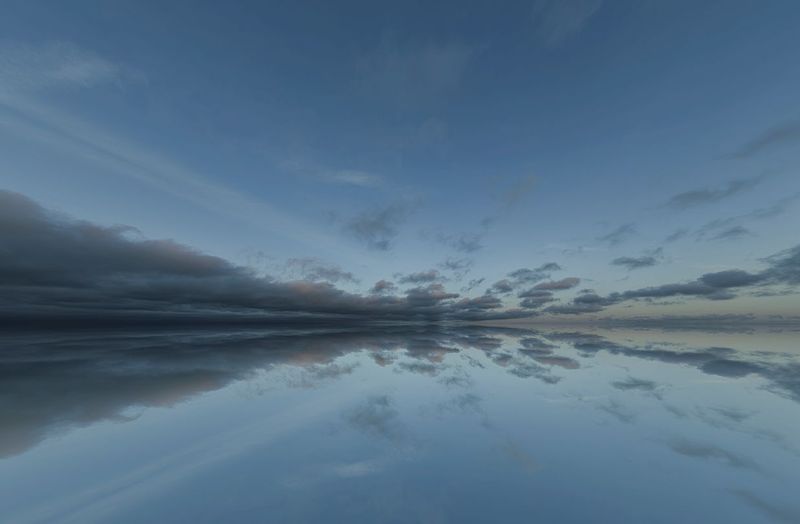 Endless Sky Dome Over Majestic Mountains HDRi Maps and Backplates