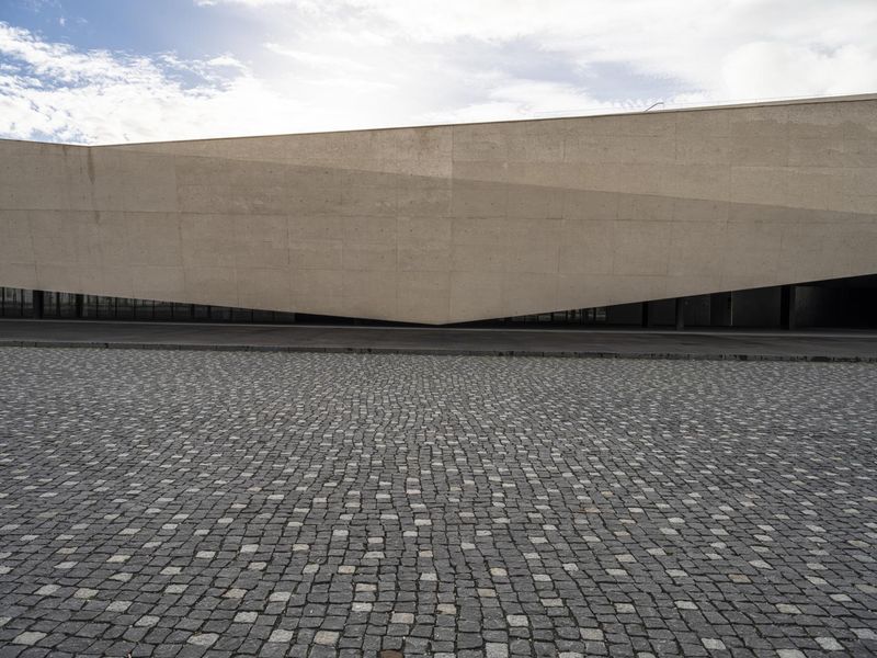 European Architecture with Black Grey Facade HDRi Maps and Backplates