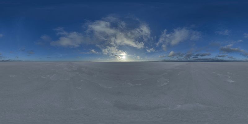 Expansive Salt Flats Under a Vast Sky HDRi Maps and Backplates
