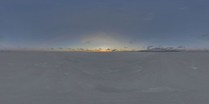 Expansive Salt Lake Under a Skydome HDRi Maps and Backplates