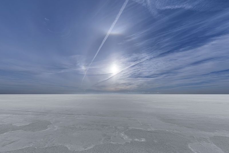 Exploring Salt Flats: Open Space under a Sunny Skydome HDRi Maps and ...