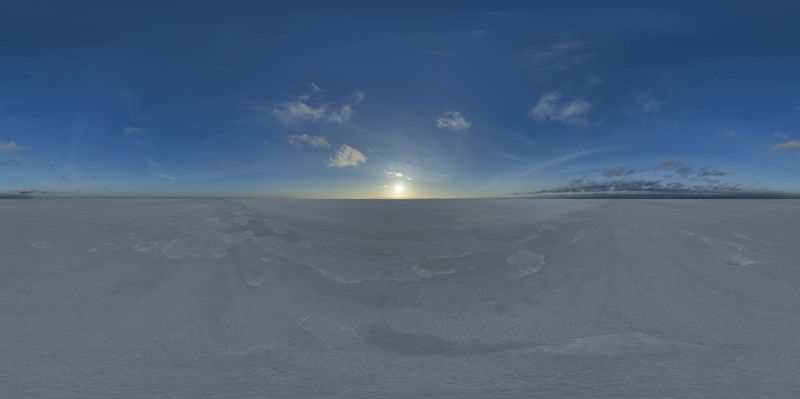 Exploring Salt Flats Under the Sun Dome HDRi Maps and Backplates