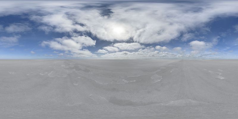 Exploring the Salt Flats: A Sunny Day Experience HDRi Maps and Backplates