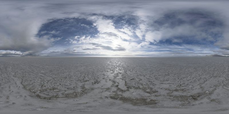Exploring Salt Lake's Open Desert in Utah HDRi Maps and Backplates