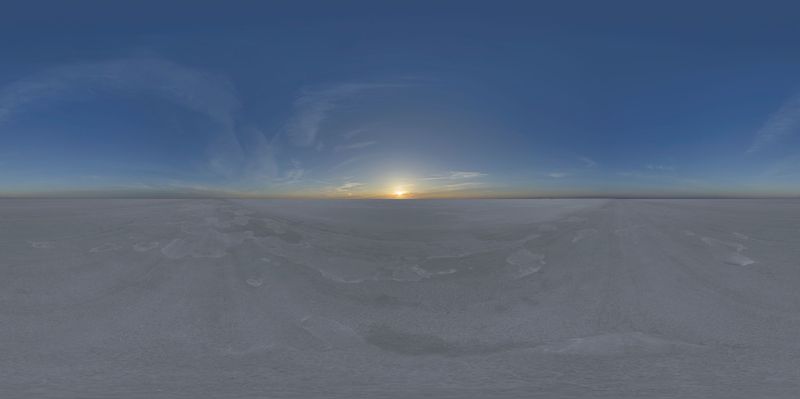 Exploring the Vast Salt Flats Under a Clear Sky HDRi Maps and Backplates
