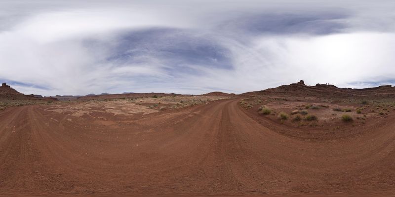 Desert Landscape in Utah, USA - HDRi Maps and Backplates