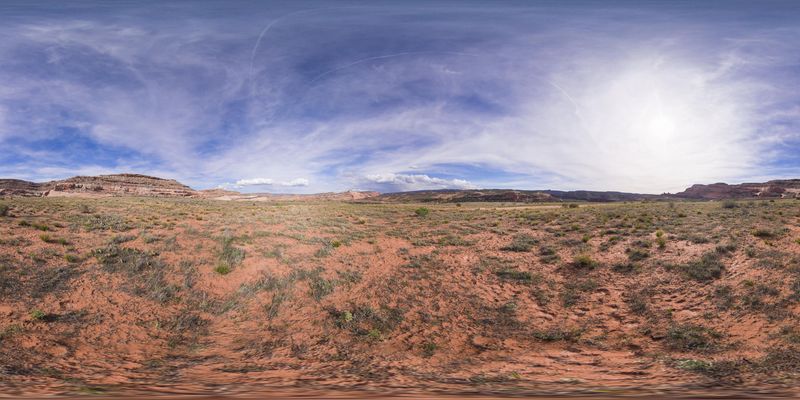 Scenic Landscape in Utah's Canyonlands National Park HDRi Maps and ...