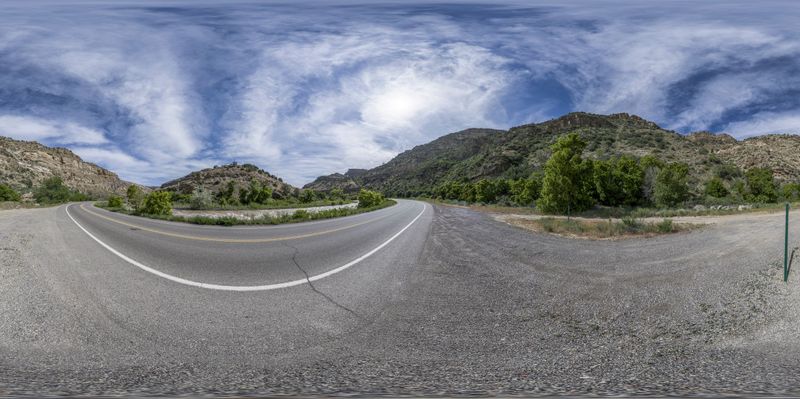 Colorado's Majestic Mountains: A Road to Adventure HDRi Maps and Backplates