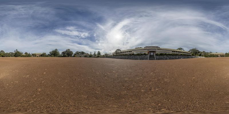 Rural Landscape with Open Spaces and Vegetation HDRi Maps and Backplates