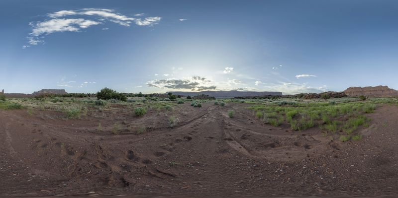 Fisher Towers in Utah: A Landscape at Dawn HDRi Maps and Backplates