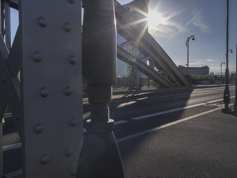 Frankfurt City Skyline on a Sunny Day HDRi Maps and Backplates