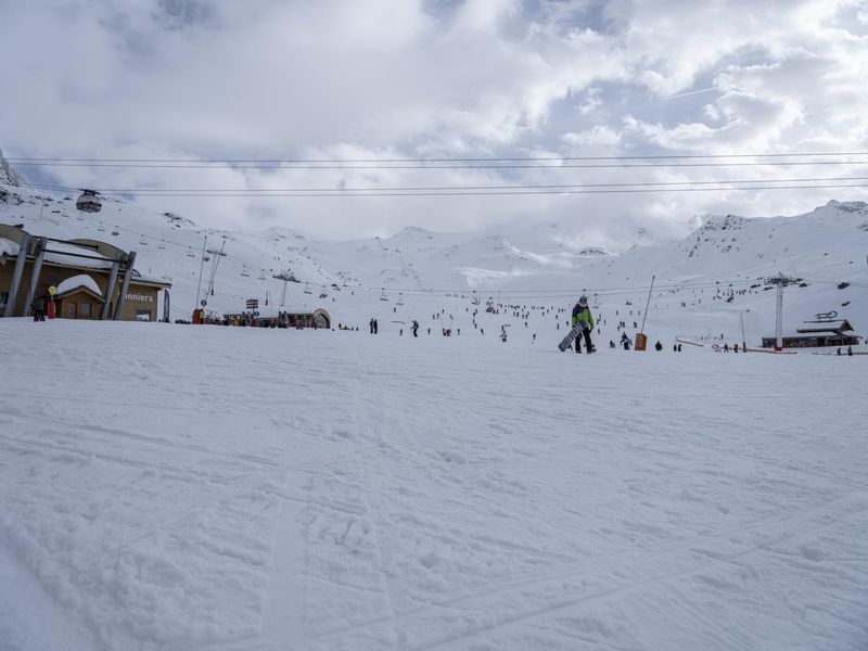 French Alps Mountain Landscape Ski Slope HDRi Maps and Backplates